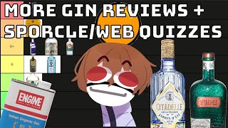 GIN REVIEWS  BROWSER GAMES Ranking my new Gins then playing some browser games [upl. by Airahs335]