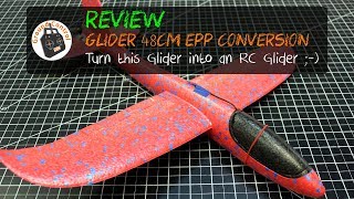 Review  4 Chuck Glider RC Brushless Motor Conversion [upl. by Ilenay]