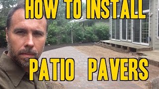 How to Install Paver Patios Walks and Driveways [upl. by Rianna241]