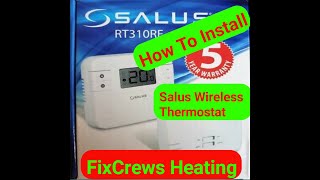 Salus Thermostat Wiring Installation to Main Baxi [upl. by Rasecoiluj]