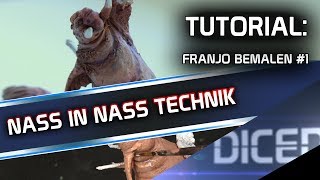 Tutorial Freebooters Fate bemalen  Franjo 1  Nass in Nass Technik  DICED [upl. by Akemor930]