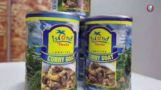 Local company launches canned curried goat and mannish water [upl. by Atenek]