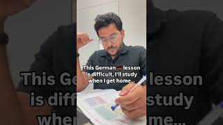 I will Study When I Get Home ytshortvideo funnyytshorts deutschkurs [upl. by Marder]