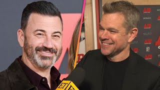 How Matt Damon Feels About Jimmy Kimmel Amid Ongoing Feud Exclusive [upl. by Saul]