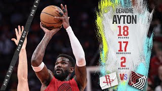 Deandre Ayton Highlights 18 PTS  Trail Blazers vs Rockets  Jan 24 [upl. by Mafala]