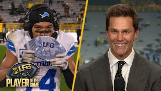 Tom Bradys LFG Player of the Game Lions WR AmonRa St Brown  Week 9 DIGITAL EXCLUSIVE [upl. by Attezi]