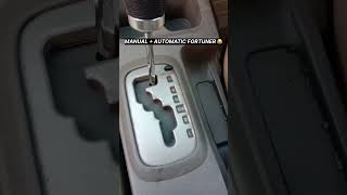 Only one in india 😂 fortuner toyota automatic manual india shorts minivlog [upl. by Sherman726]