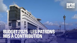 Budget 2025  les patrons mis à contribution [upl. by Iniffit980]