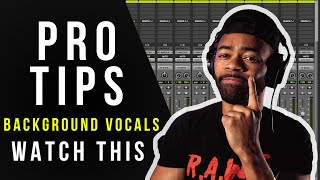 Mixing Your Background Vocals Pro Technique [upl. by Whiting246]