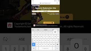 FREE FIRE REDEEM CODE TODAY 13 OCTOBER 🤫LAST CODE❤ffredeemcode ffindia short viral totalgaming [upl. by Heath742]