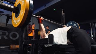 90KG BIG BENCH REP PR [upl. by Etnoek]