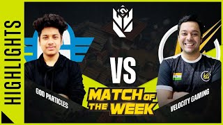 Match of the week  VCC India Qualifiers 2 Finals  Map 3  HavenVELOCITY GAMING Vs God Particles [upl. by Demmy136]