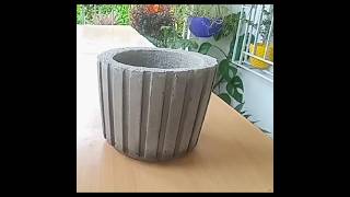 cement pot making  dkcrafting775 [upl. by Harrad]