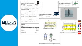 Create quick calculation documentation with MDESIGN [upl. by Apeed]