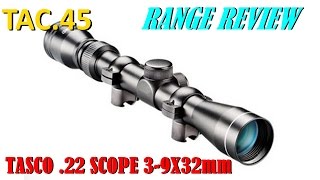 TASCO 22 MAG RIFLESCOPE RANGE REVIEW [upl. by Brentt375]