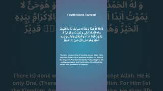 4th Kalma Tauheed  Kalmas QuranVerses0786 4th Kalima  لَآ اِلٰهَ اِلَّا اللهُ shorts [upl. by Edgerton996]