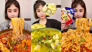 Chinese Eating Spicy Food Noodles  Chinese Hot Pot and Rice  Spicy Food Eating Challenge [upl. by Moht303]