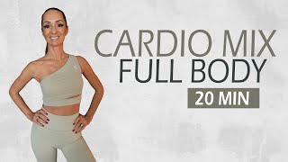 20 MIN FULL BODY CARDIO MIX  Renn dich fit auf der Matte  Katja Seifried [upl. by Grant]