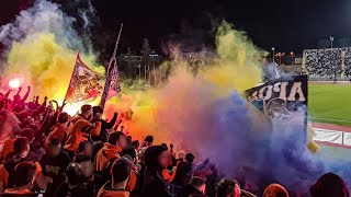 pafos vs APOEL ULTRAS 91222 Orange hell in pafos [upl. by Salvidor110]