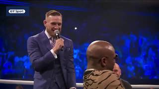 Floyd Mayweather vs Conor McGregor London press conference best bits [upl. by Drofliw]