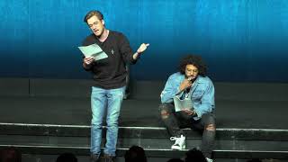 Blindspotting  CinemaCon 2018 Presentation  Daveed Diggs Rafael Casal  SocialNewsXYZ [upl. by Xyno]