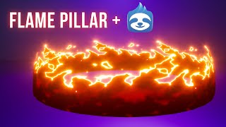 Flame Pillar FX  Diversion Revision control  UE5 Tutorial [upl. by Ayhay]