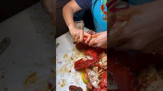 Freshest Lobster Claw very tender Angry Crab Shack HendersonLas Vegas eatandoutlasvegas [upl. by Klara788]