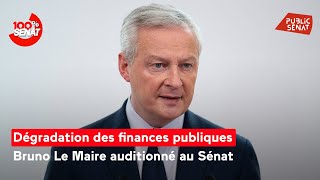 DIRECT Bruno Le Maire auditionné par la commission des finances du Sénat [upl. by Dub]