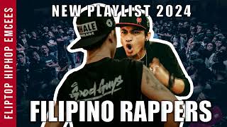 New FIlipino Rap Music Playlist  Fliptop Rappers Song Compilation 2024 [upl. by Dranyar]