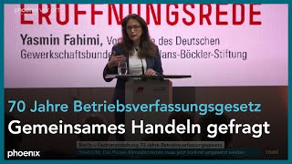 Festveranstaltung quot70 Jahre Betriebsverfassungsgesetzquot ua mit Olaf Scholz [upl. by Esinaej]