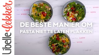 De beste manier om pasta niet te laten plakken [upl. by Masterson]