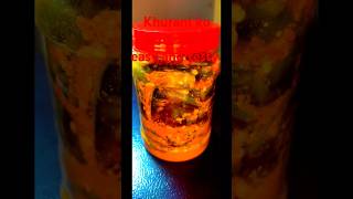 Khursani ko achar 5 mnt ma banaune very easy tarika le shortvideo cooking youtubeshorts [upl. by Loss]