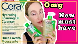 CeraVe Hydrating Foaming Oil Cleanser review  CeraVe Olio detergente idratante schiumogeno [upl. by Augustine]