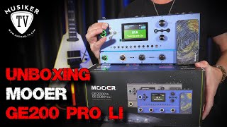 Mooer GE200 Pro Li  Unboxing [upl. by Bowers]