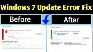 Windows 7 Ko Update Kaise Kre windows 7 ko update kaise karen 2023windows 7 update error 80072efe [upl. by Anileme]