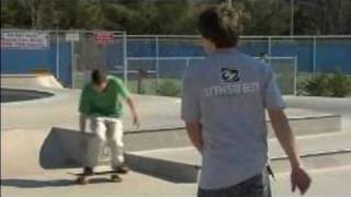 Street Skateboarding Basics  How to Ride Off Curbs on a Skateboard [upl. by Nerac308]