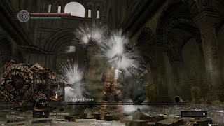 DARK SOULS REMASTEREDAssylum Demon using Firebombs NO DAMAGE [upl. by Eneryt]