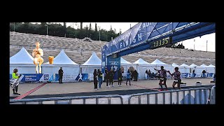 Athens Center Promenade  The 41st Athens MarathonThe Authentic Finish 101124  Pan11 [upl. by Worlock]