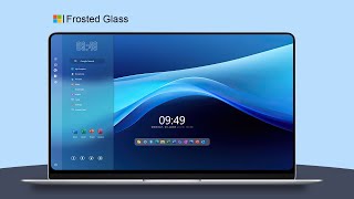 Frosted Glass Theme V7  Windows Acrylic Theme [upl. by Barrie260]