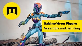 Sabine Wren 3D printed figure  assembly and painting [upl. by Conlee427]