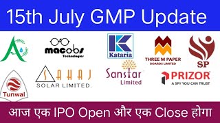 Sahaj Solar IPO  Sati Poly Plast IPO  Three M Paper Boards IPO  Sanstar Limited IPO [upl. by Aleunam]