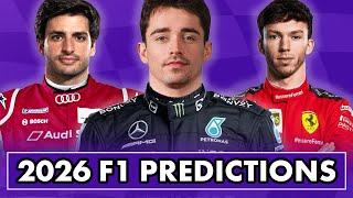 Our 2026 F1 DriverTeam PREDICTIONS [upl. by Blackmun498]