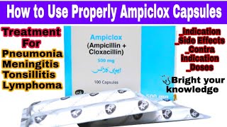 How to Use AmpicloxAmpicillinCloxacillin Capsules  BenefitsUses WarningsDoses in UrduHindi [upl. by Senzer793]