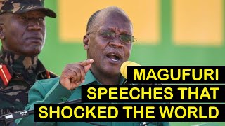 Magufuli speeches that shocked the world  Ngaya amagambo Magufuli yavuze akaba amukozeho [upl. by Ebocaj]