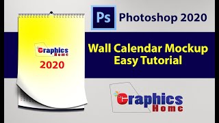 How To Create a Professional Wall Calendar Mockup in Photoshop [upl. by Naoma]