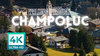 【4K】700 AM Walk in Champoluc  NO CUTS  ORIGINAL SOUND  2 [upl. by Tija74]