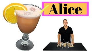 Alice Cocktail mixen alkoholfrei Alice Cocktail Rezept alkoholfreier Cocktail selber machen [upl. by Rehtae989]