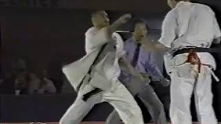 World Oyama Karate Idriys Eyssallenne knockout highlights [upl. by Magavern]