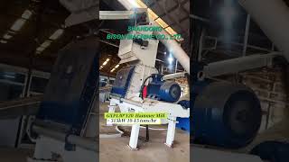 Customer Site Large Hammer Mill  YULONG Pellet Machine  BISON MACHINE machine hammermill [upl. by Annayat994]