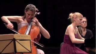 Brahms Sonata op38 1st mvt Camille Thomas and Beatrice Berrut [upl. by Azial39]